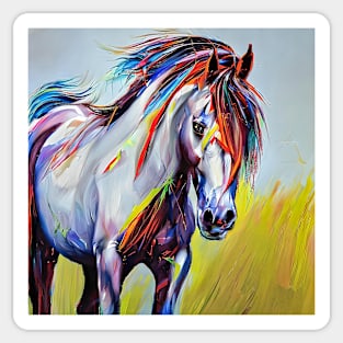 Painted horse Sticker